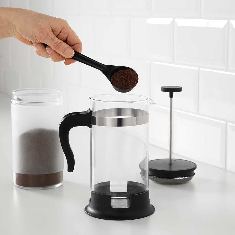 UPPHETTA Coffee/tea maker, glass, stainless steel